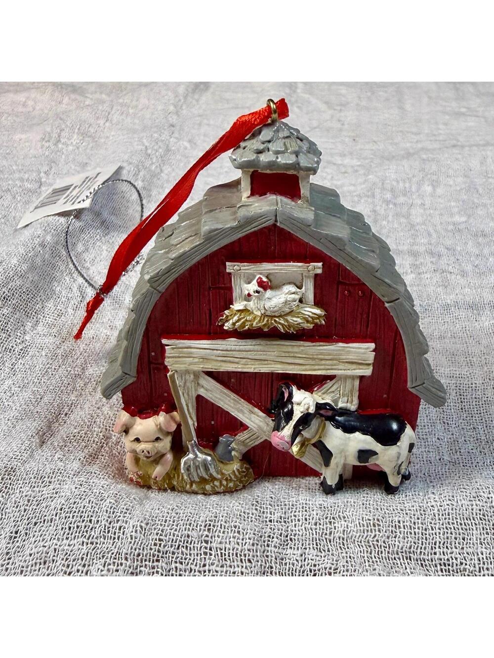 Red Barn Ornament by Midwest/Ganz